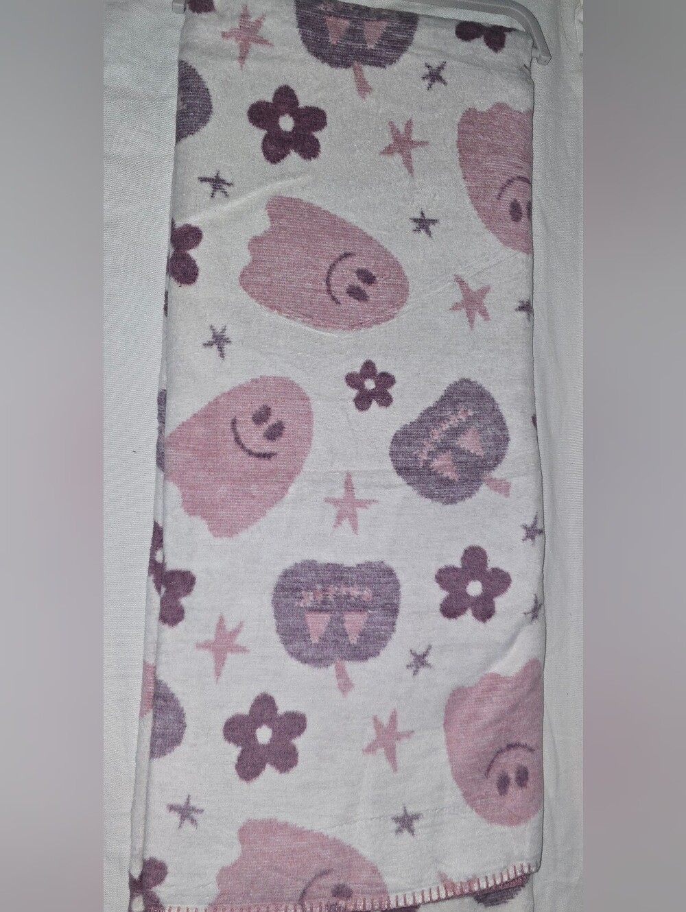 Docofil Blanket Halloween Ghost Pink